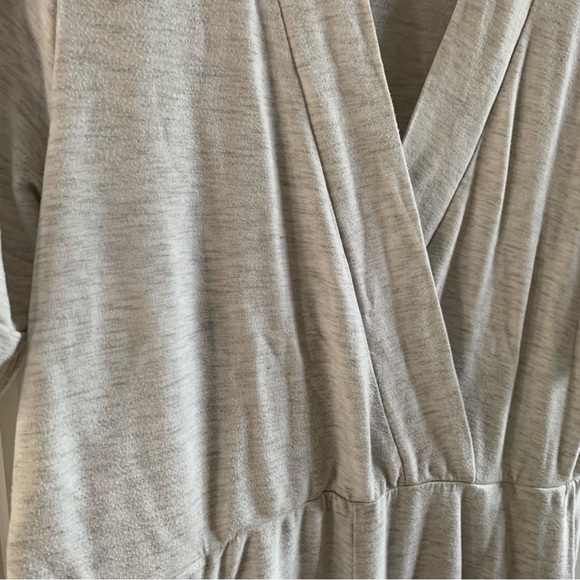 HATCH COLLECTION The Nurse-To-Errands Jumpsuit Light Gray (Missing Tie) | XS - Picture 4 of 6